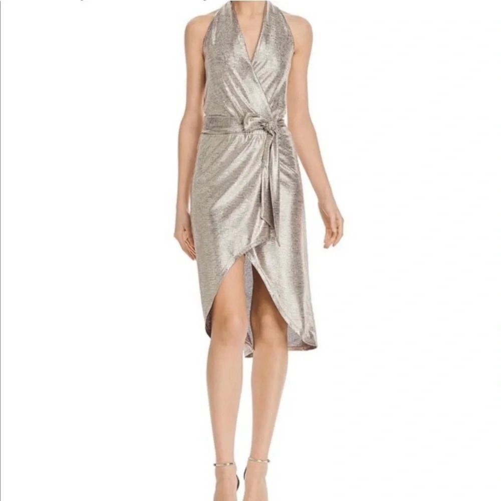 Ramy Brook NWT Maura Metallic Dress Size XXS